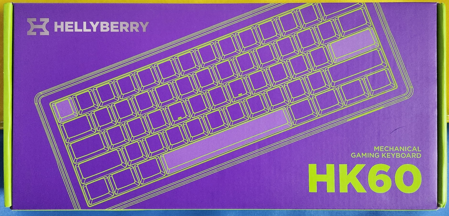 💙😎Hator Brand Hellyberry HK60 US/UA Mechanical RGB Keyboard🤘💛